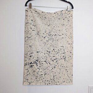 Hand-Painted Linen Infinity Scarf